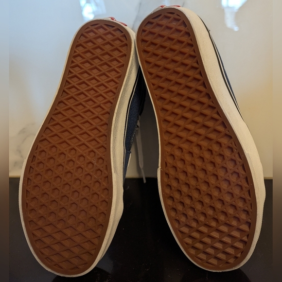 Vans Sk8-Hi Blue White Stripe Old Skool Era Slip-on  Shoes M5.5/W7 MSRP $64.99 - Picture 10 of 10